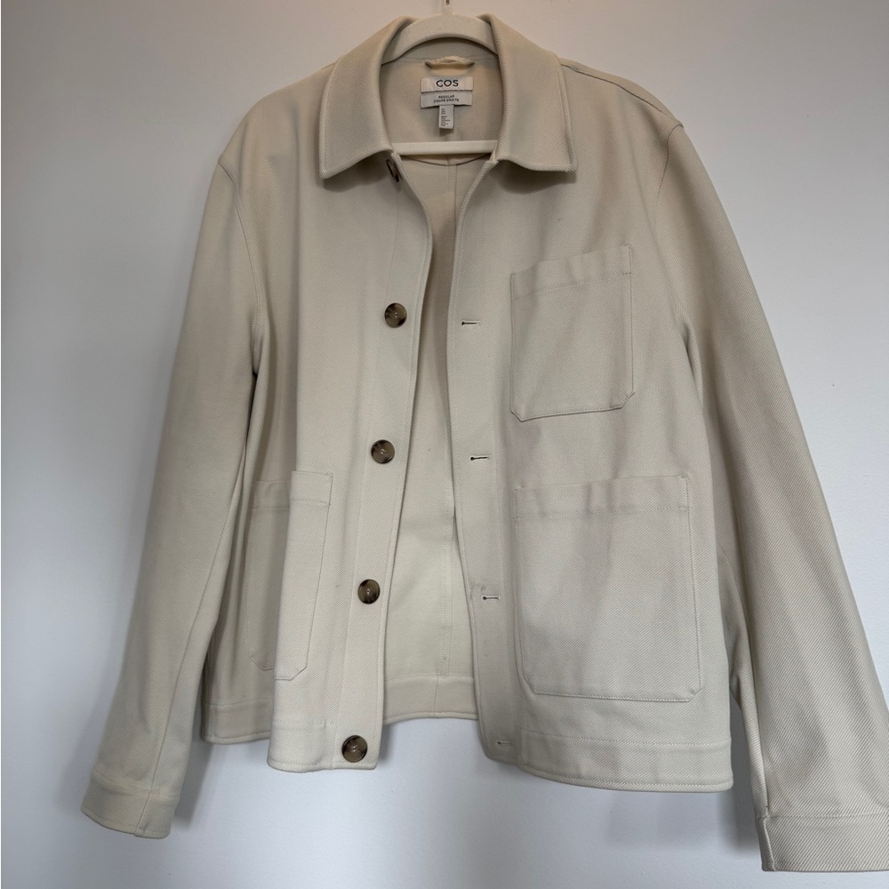 COS Off-White Regular Fit Jacket